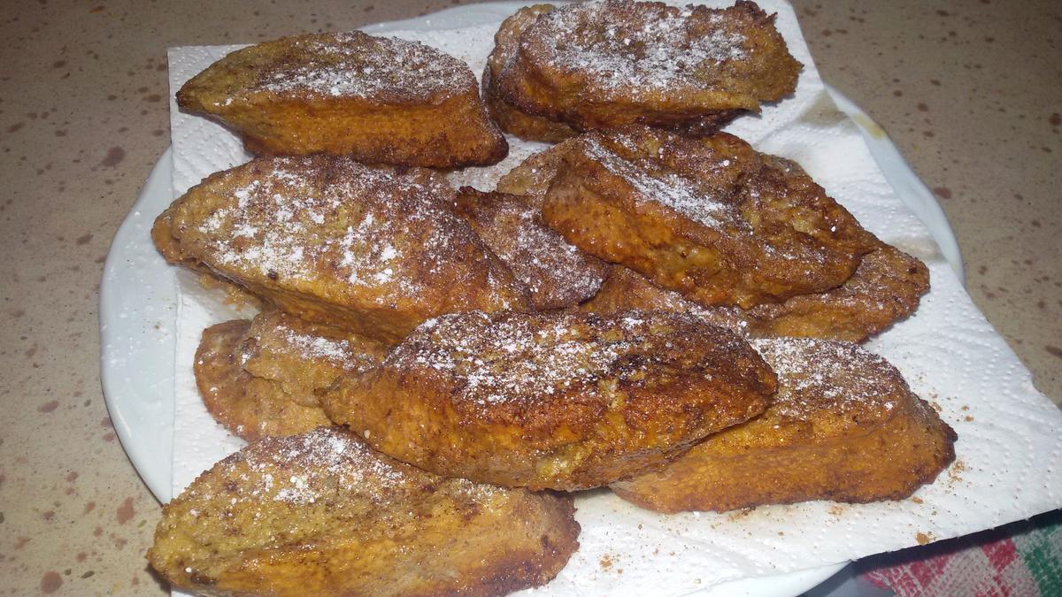 Torrija con pan integral