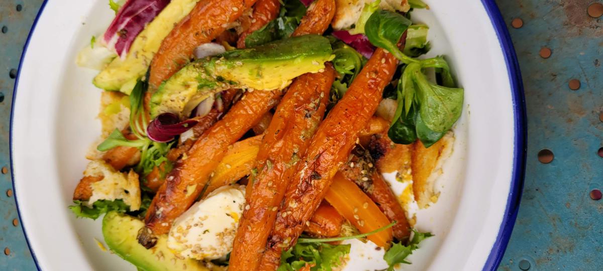 Exquisita Ensalada de zanahorias