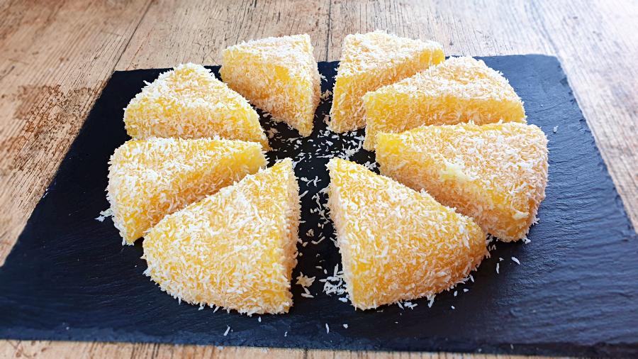 postre de naranja. Flan de naranja sin horno. postre de naranja con maizena