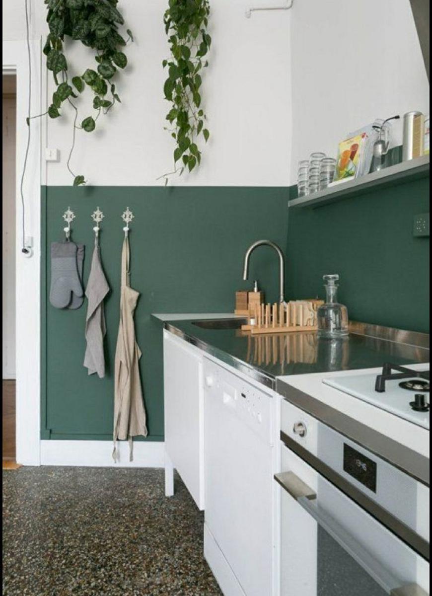 Descubre la tendencia decorativa: paredes bicolor 4