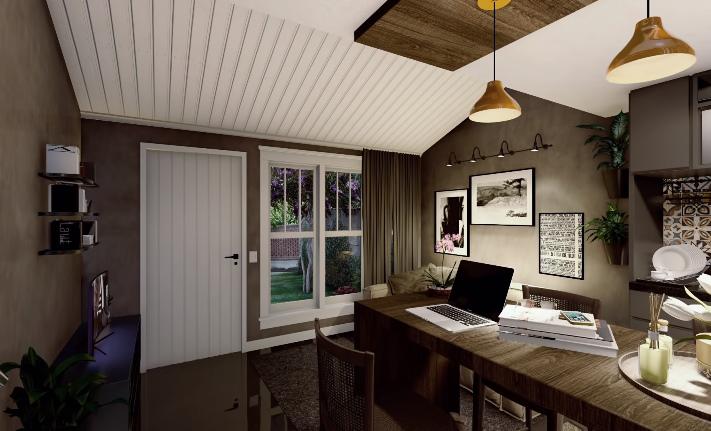 decoracion minicasa elegante