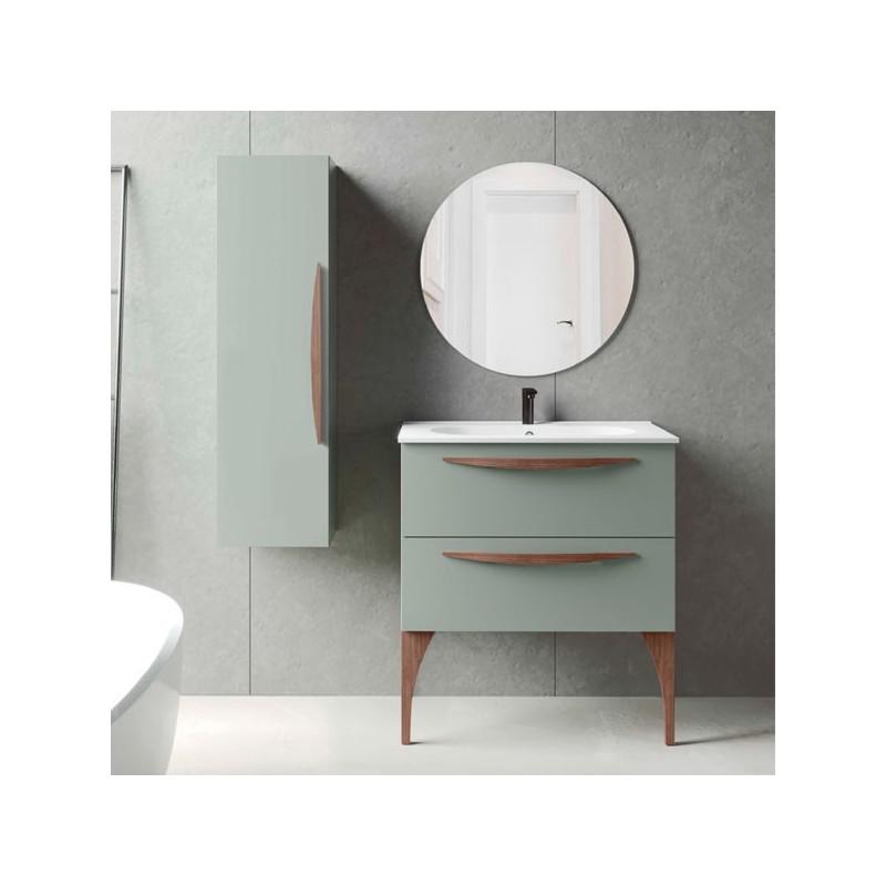 Muebles de colores para el baño