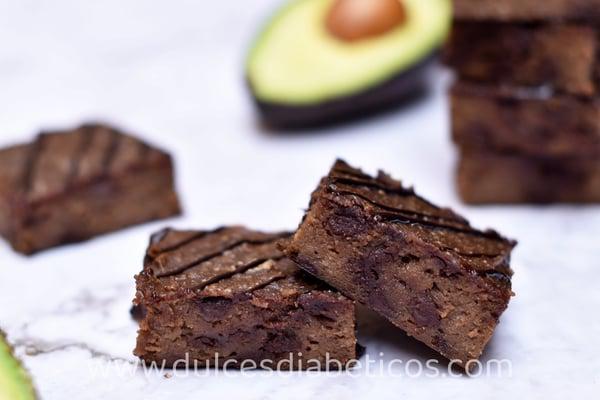 Brownie de aguacate