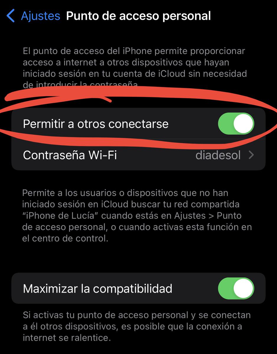 Compartir internet desde el móvil