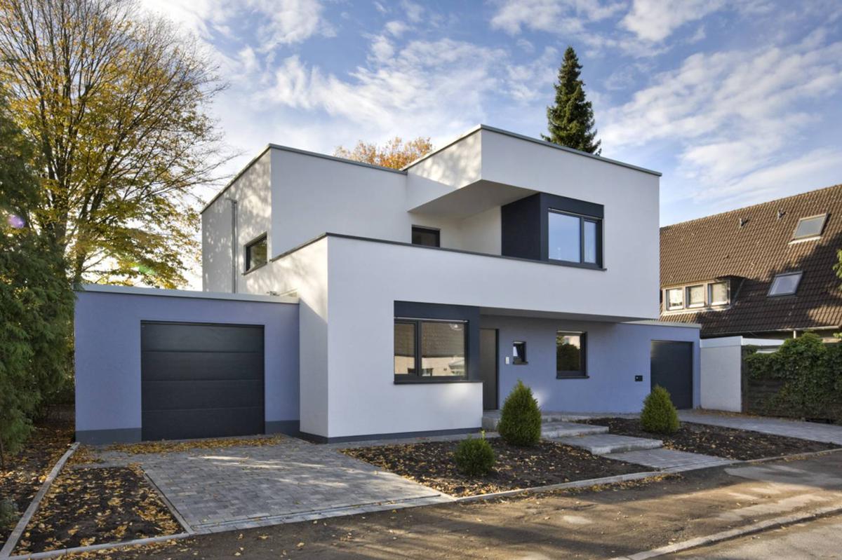 Casas pintadas color blanco