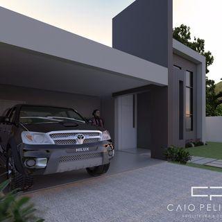 Fachadas de casas en color gris