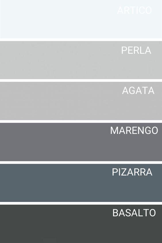 Fachadas de casas en color gris
