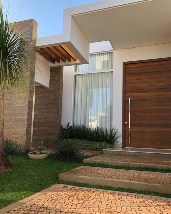 Fachadas de casas pintadas modernas