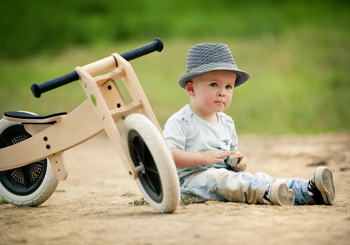 beneficios de los triciclos para bebés de un año