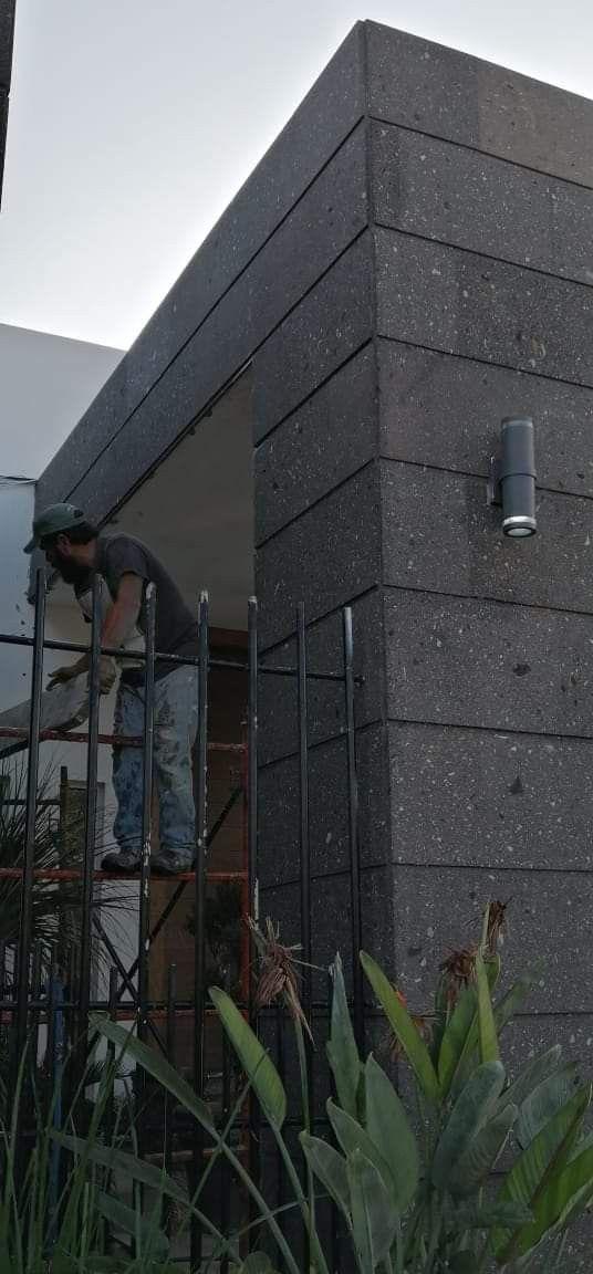 Casas con cantera gris