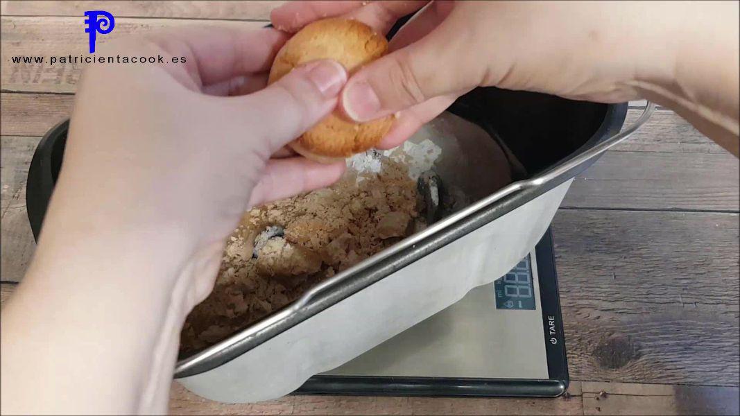 Bizcocho de polvorones en panificadora. Patricienta cook