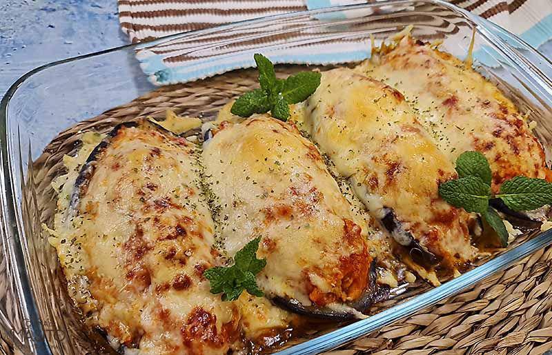 Receta de berenjenas rellenas de carne