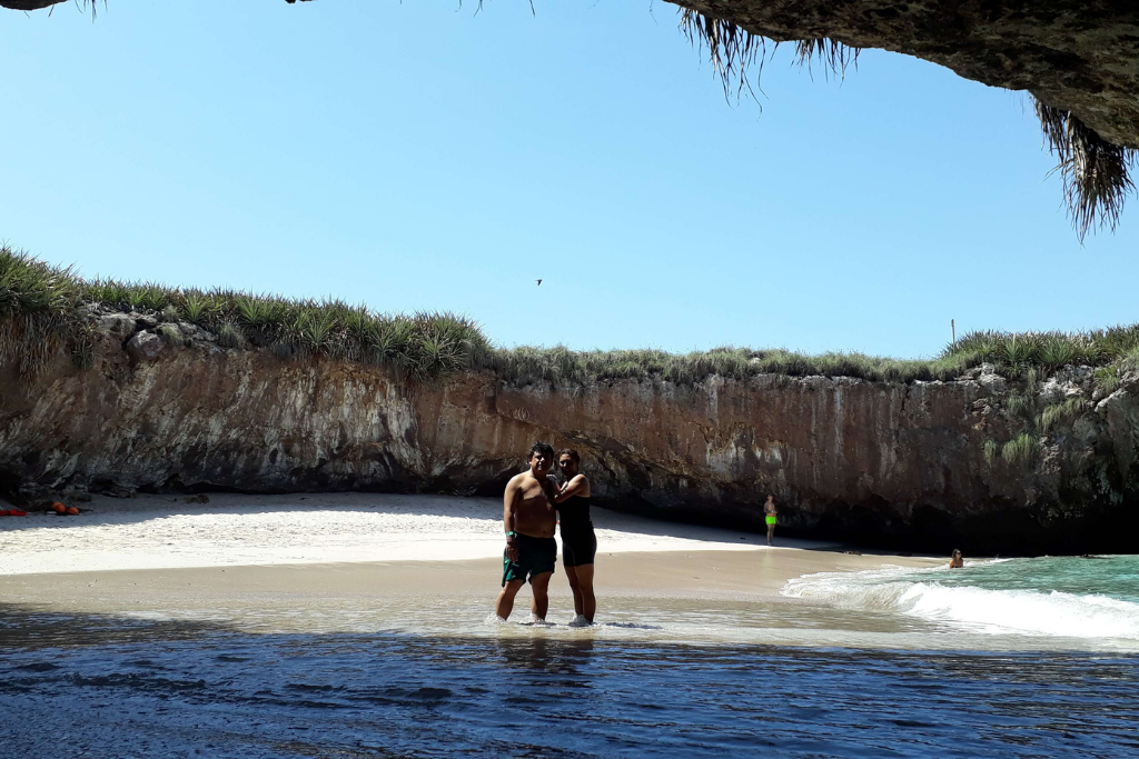 Playa escondida