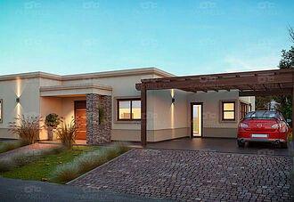 Fachadas de casas de un piso sencillas