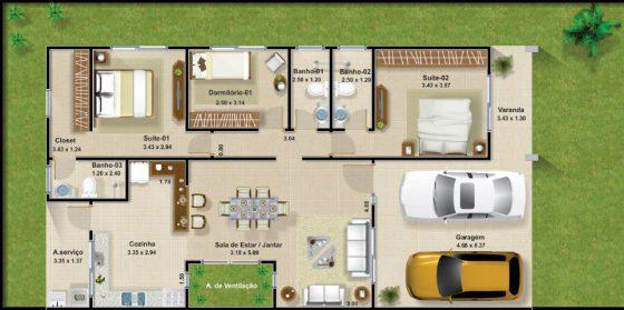 Planos para casas de un piso