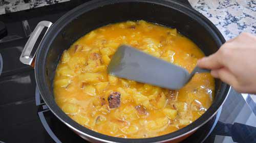 cuajar tortilla de patatas
