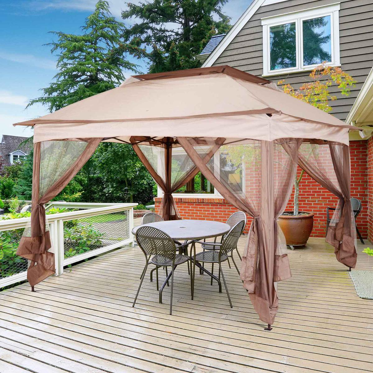 Carpa plegable para terraza o jardín