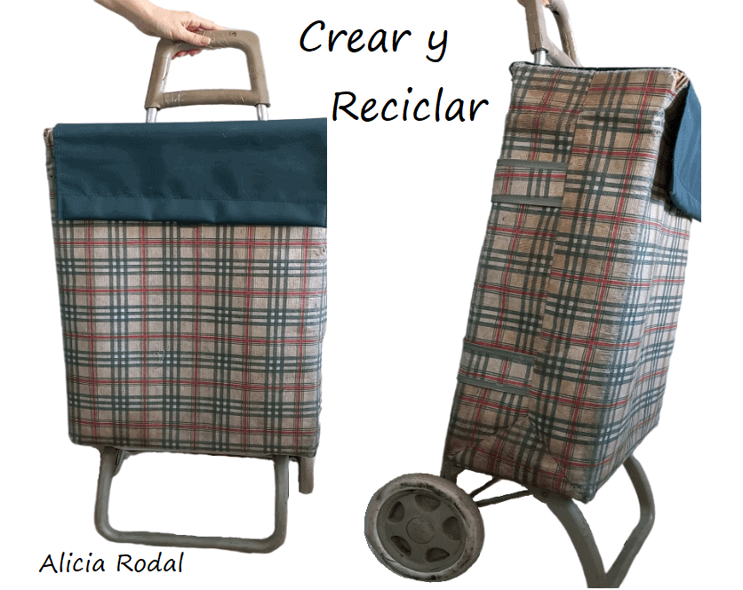 en este tutorial te quiero mostrar cómo hice la bolsa, funda, saco o forro de mi carro donde suelo poner mis compras cuando voy al supermercado, lo limpiamos un poco y ¡¡como nuevo!!