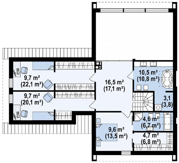plano de la segunda planta