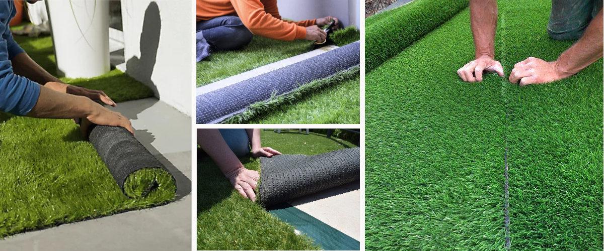 Colocar césped artificial