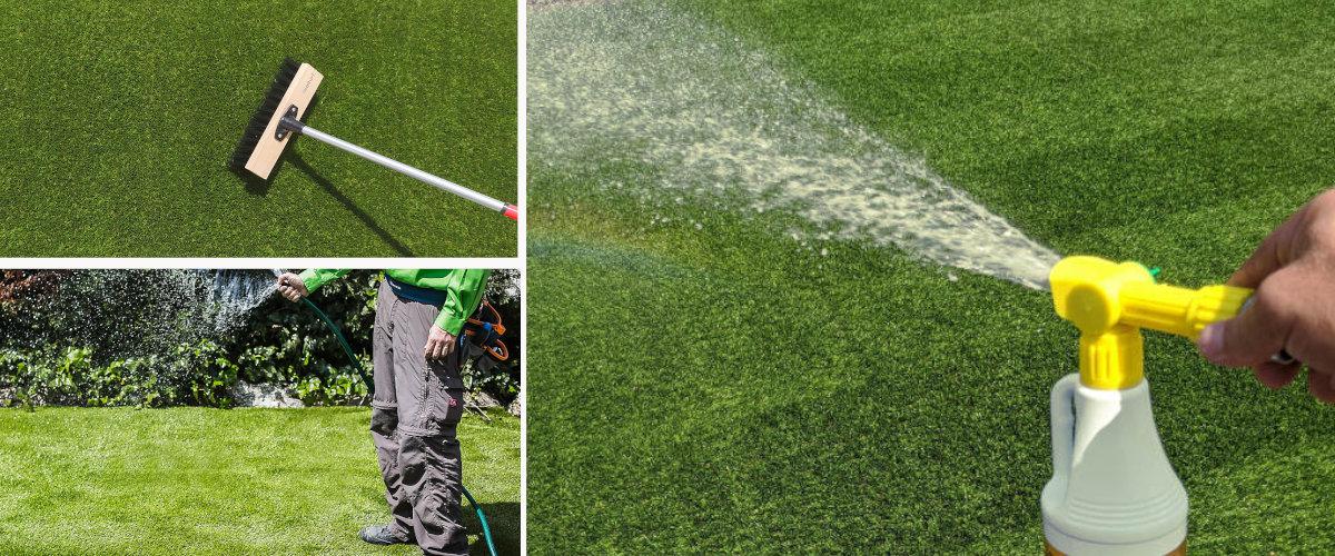 Mantenimiento del césped artificial