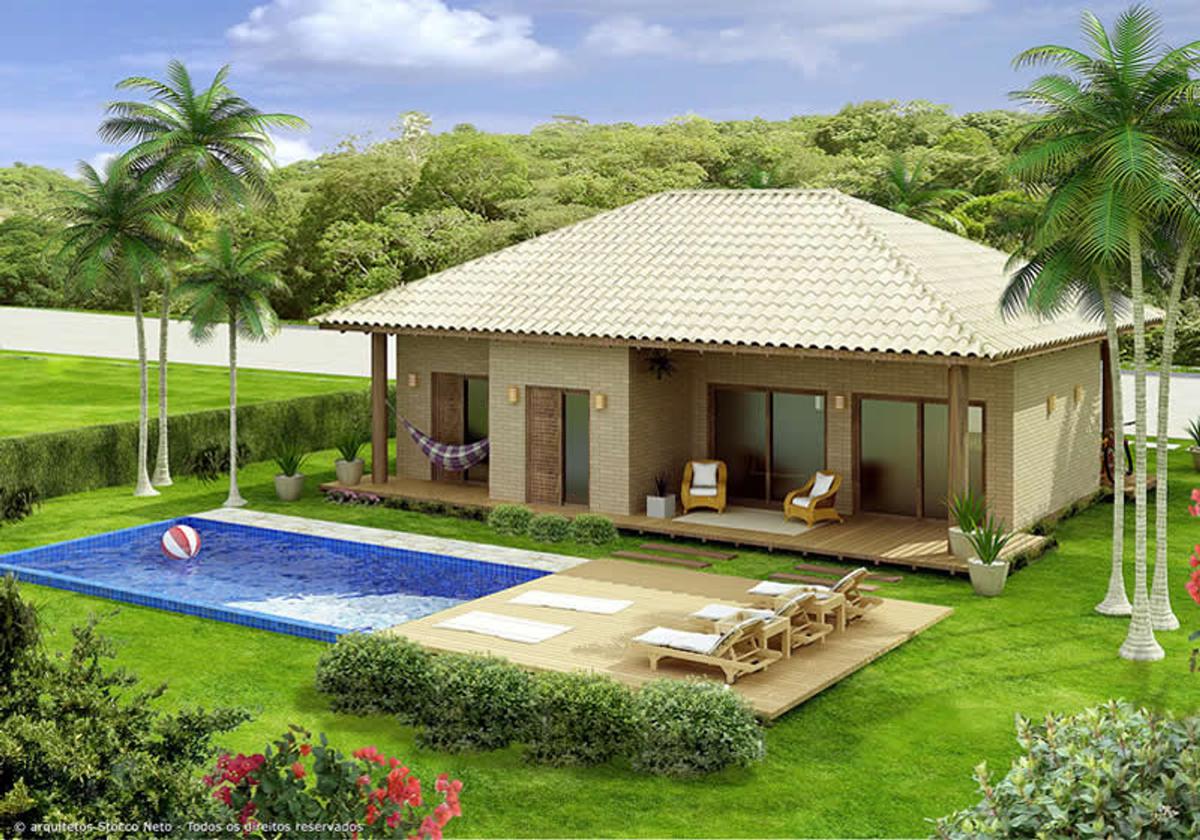 Pequeña casa de campo moderna