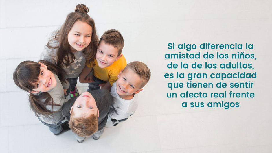 Qué es el valor de la verdadera amistad para niños