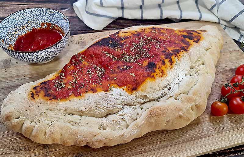 Pizza calzone casera