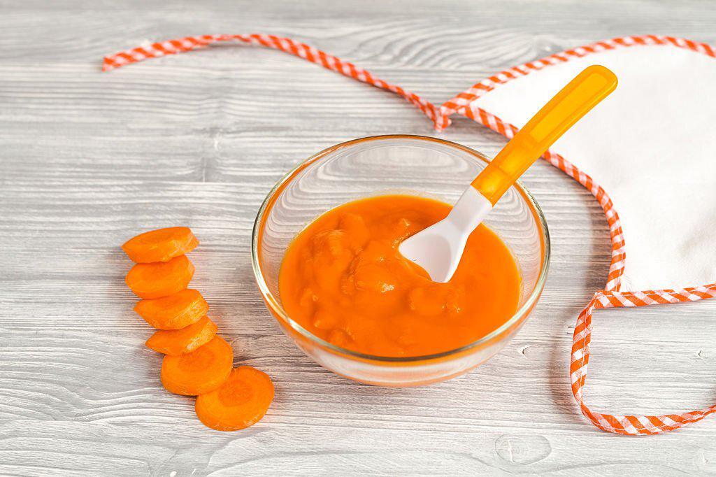 Receta puré de zanahorias para bebés