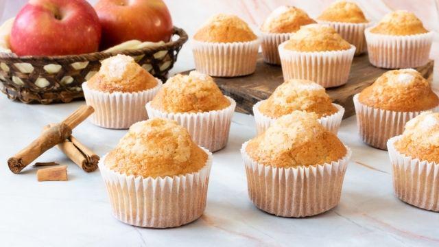magdalenas con manzana y canela
