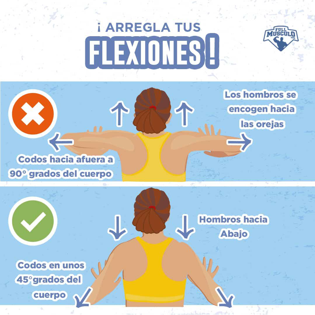 Arregla tus flexiones
