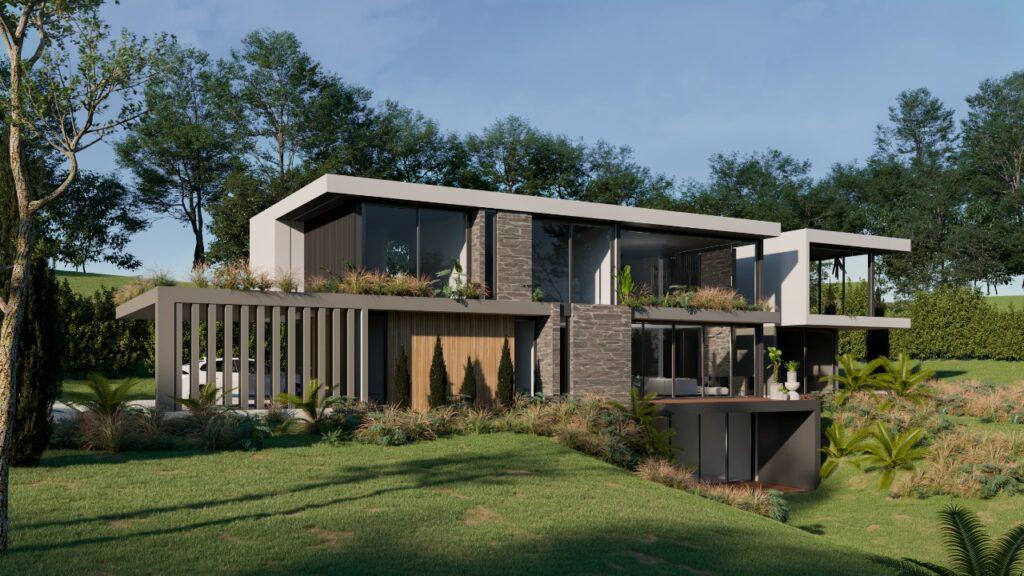 Diseños de casas campestres modernas