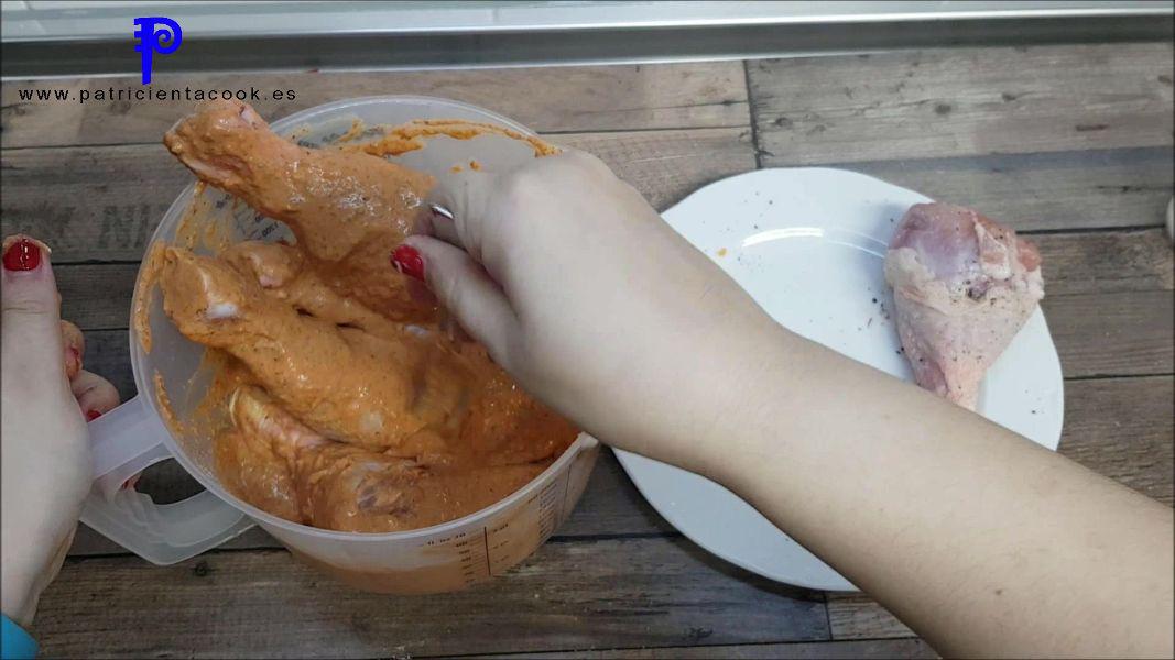 Muslos de pollo rebozados crujientes en freidora de aire 9 en 1 de Lidl. Patricienta Cook