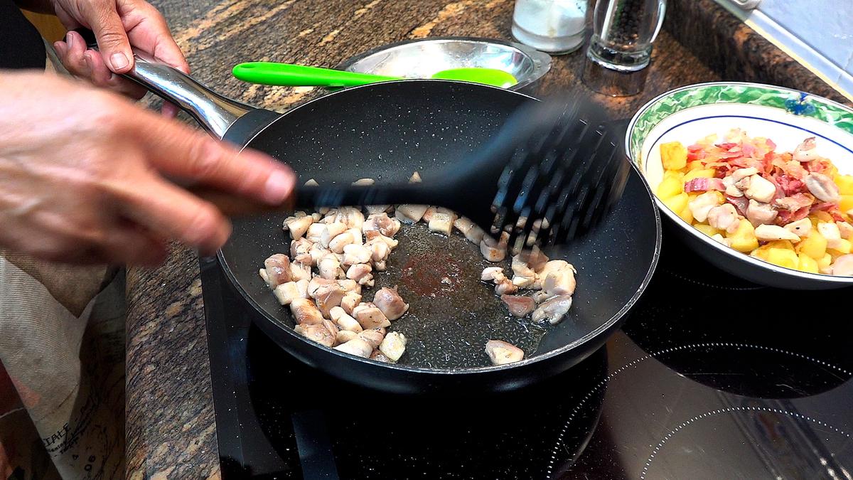 PATATAS O PAPAS CON POLLO CREMOSAS, RECETA FÁCIL - Loli Domínguez - Foto 6