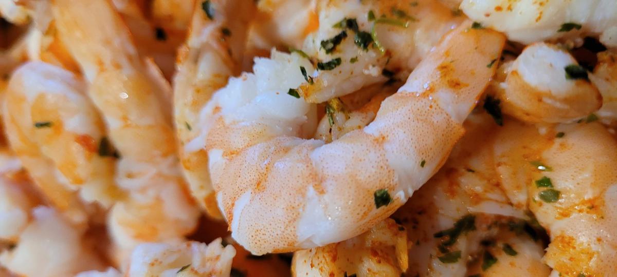 hamburguesa de langostinos