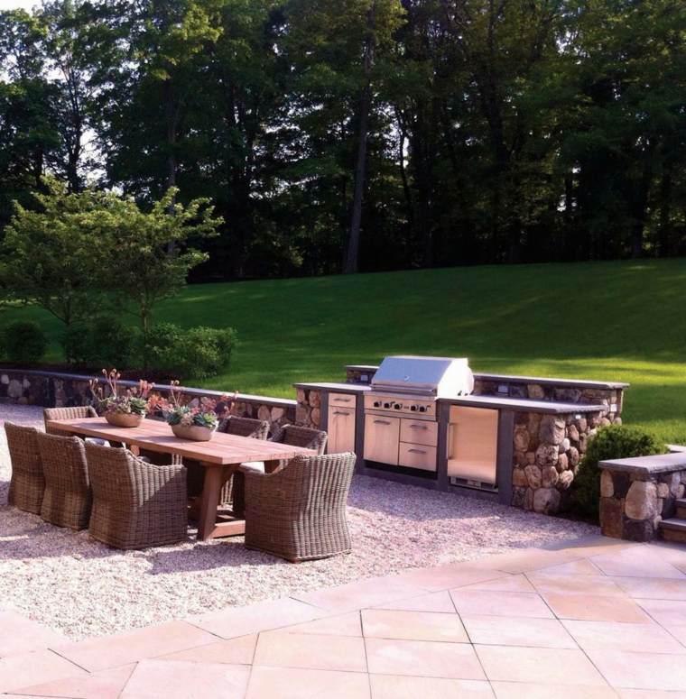 Diseño de barbacoas exteriores