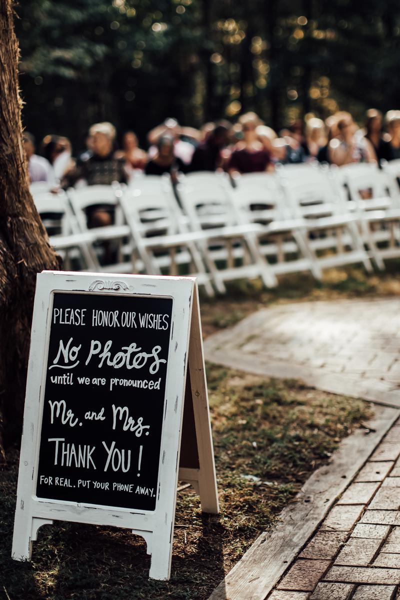 Unplugged: A Guide to Keeping Cell Phones Out of Your Wedding Photos — Memphis Wedding Photographer