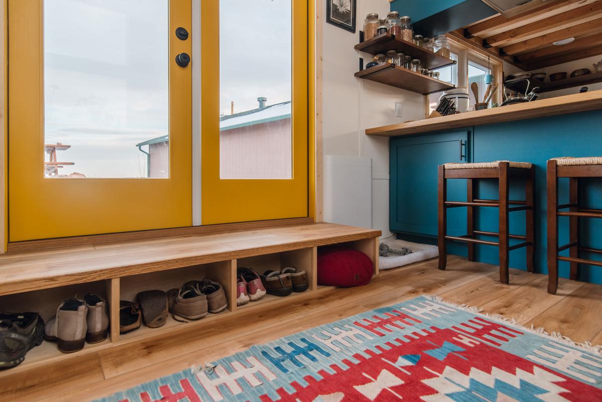 Minicasa con soluciones de almacenaje