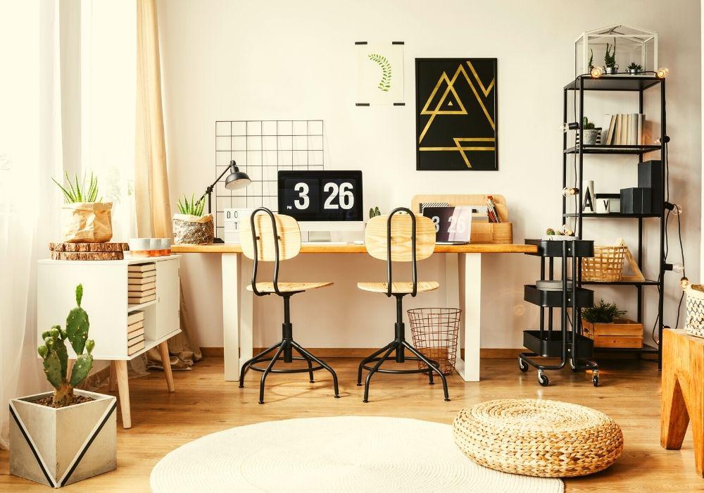 Cómo decorar un salón sostenible.