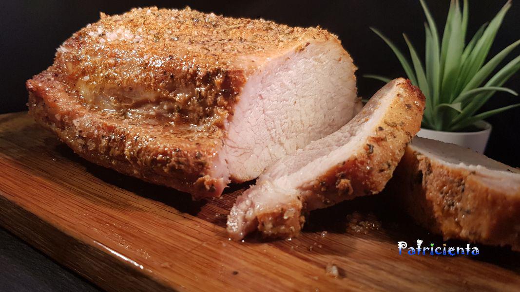 Lomo a la sal en freidora de aire 9 en 1 de Lidl. Patricienta Cook