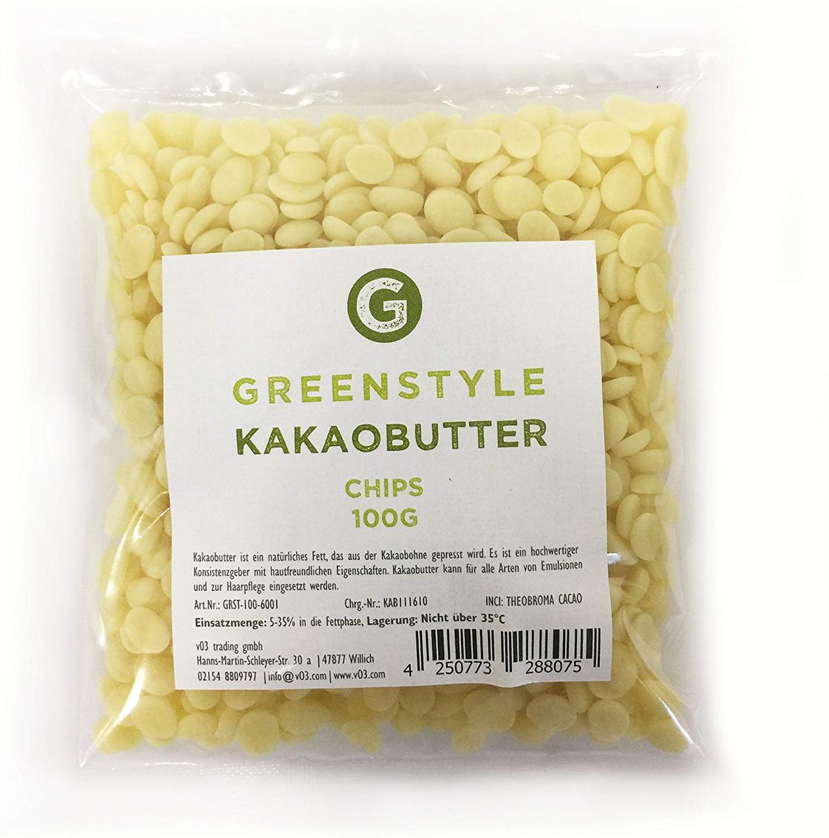 Manteca de cacao en pastillas