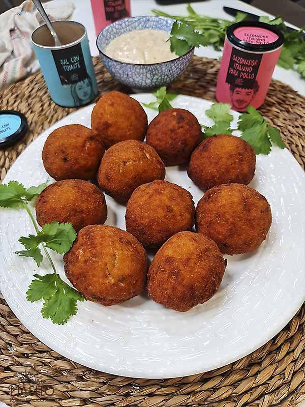 Delicias de pollo fritas