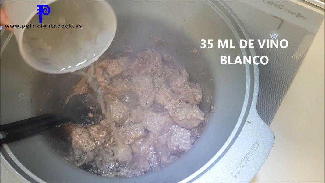 Guiso de ternera en olla de cocción lenta Patricienta Cook