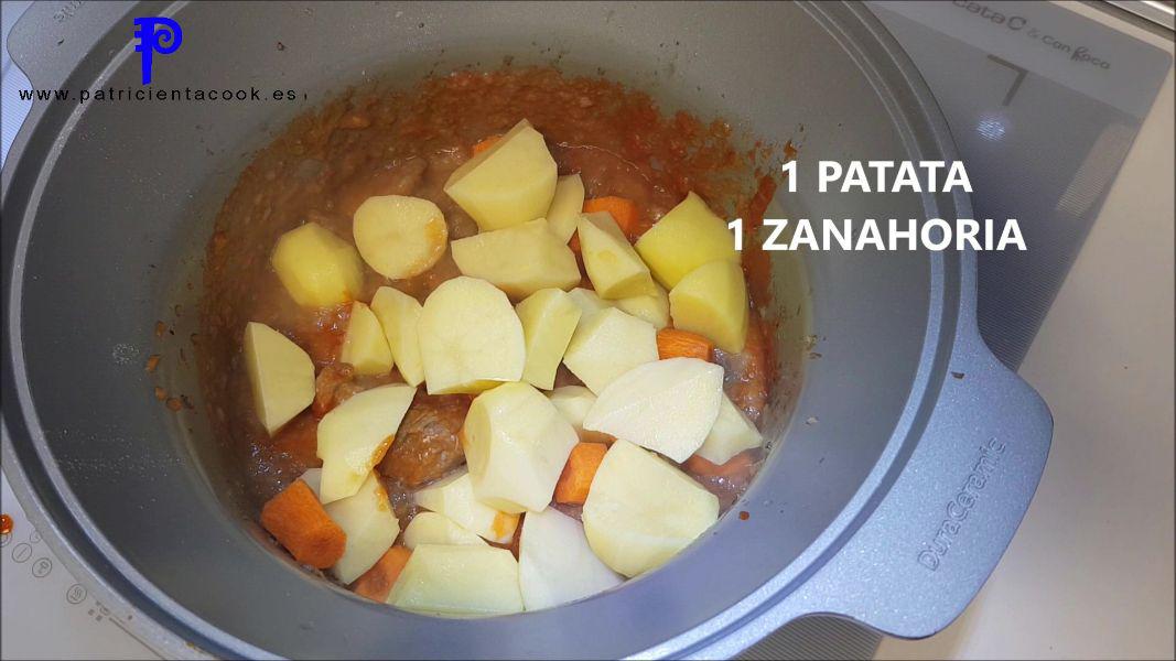 Guiso de ternera en olla de cocción lenta Patricienta Cook