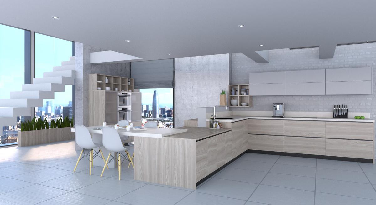 Cómo elegir los frentes de los armarios de la cocina 5