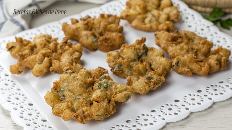 como hacer tortillitas de bacalao paso a paso