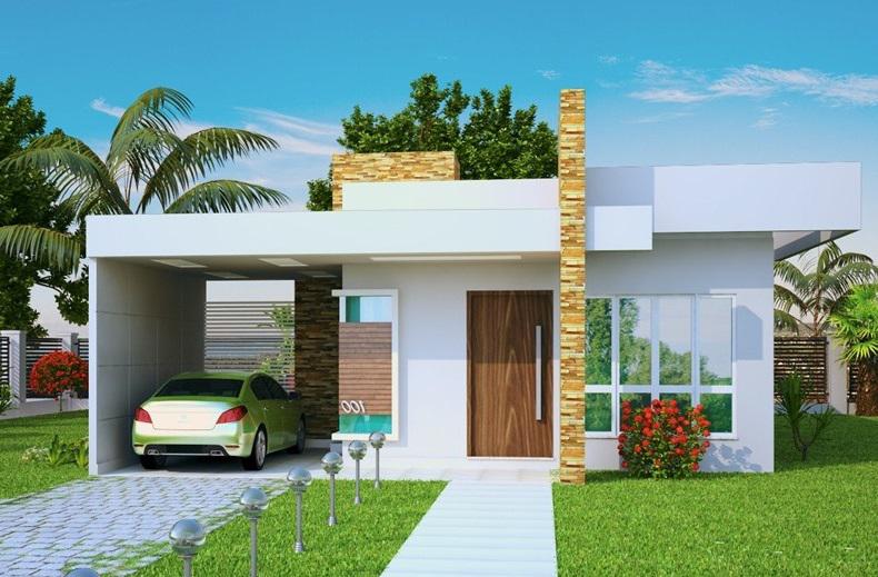 Fachadas de casas sencillas