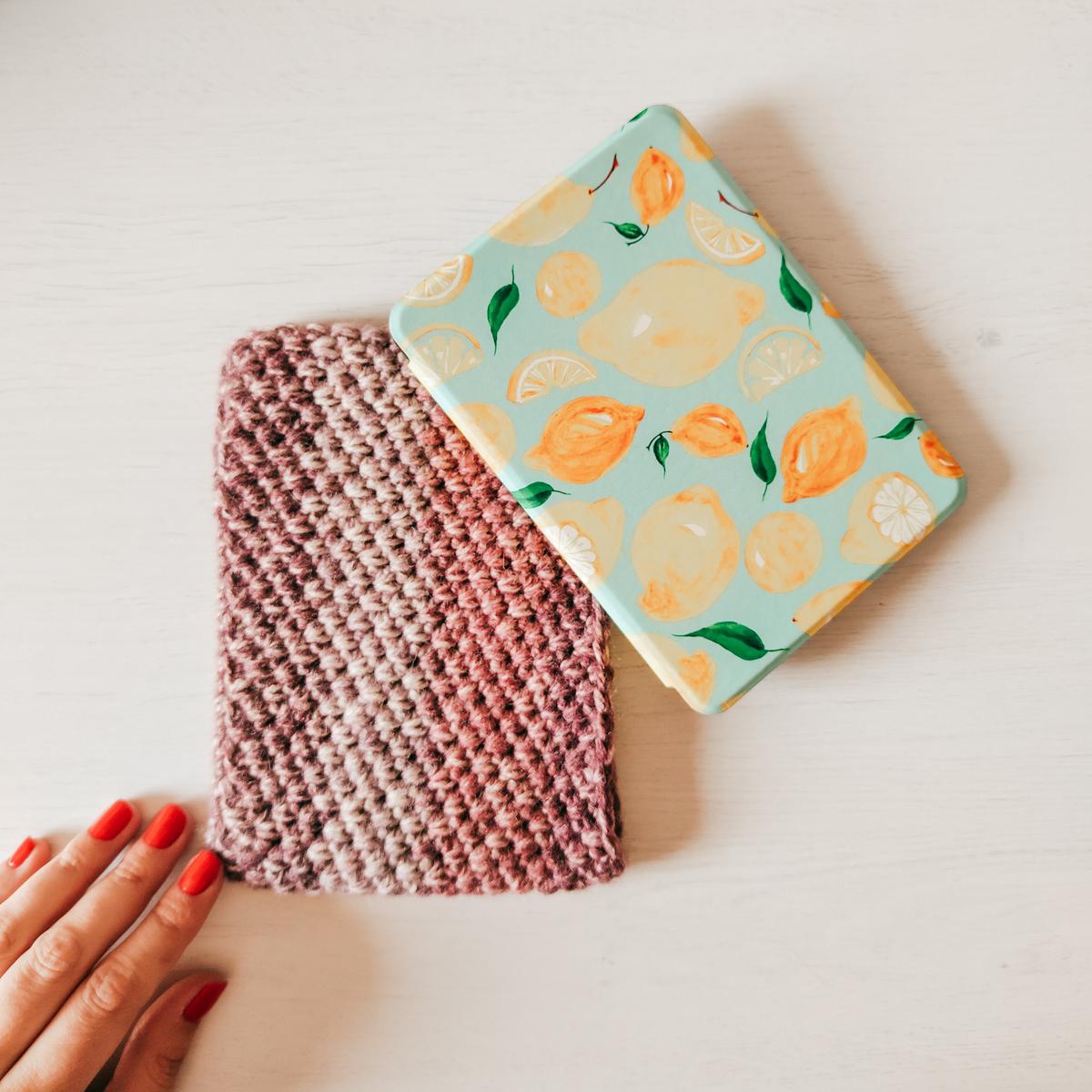 funda a crochet para tablet