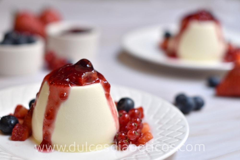 Panna cotta casera sin azucar