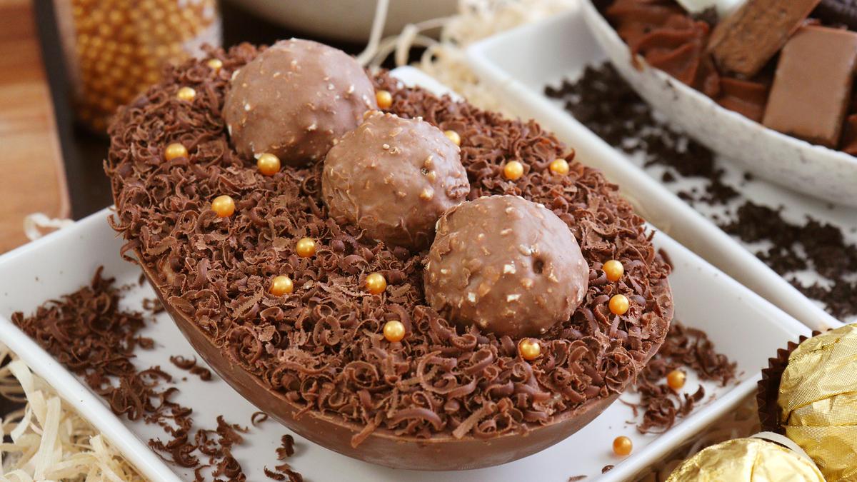 huevos de pascua rellenos chocolate ore nutella